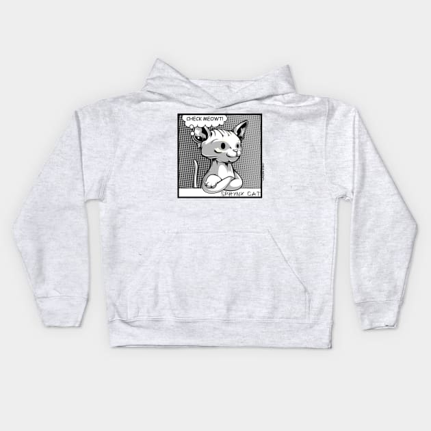 Sphynx Cat Kids Hoodie by Lumio Gifts